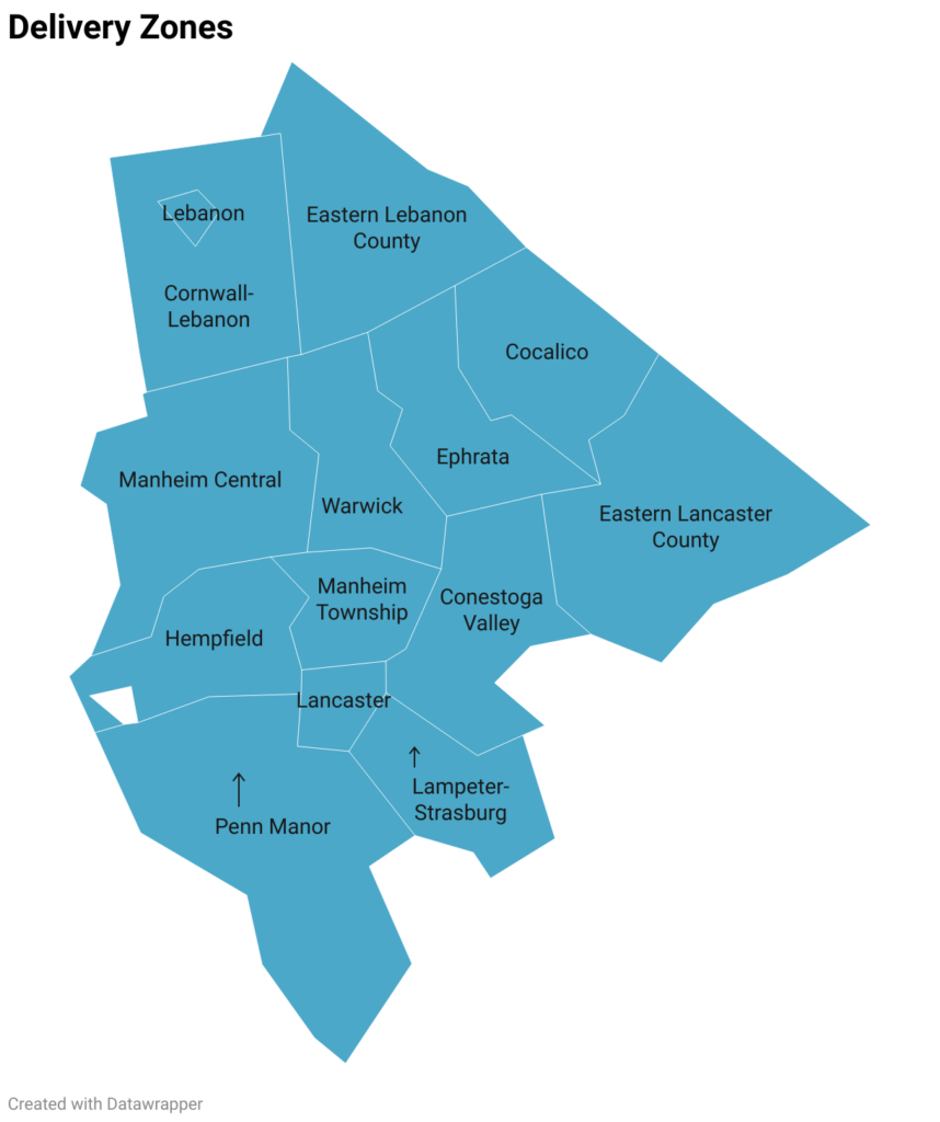 Moving Box Pros delivery-zones